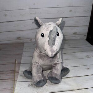Kohls Cares Gray Rhinocerous‎ I Know a Rhino 11" Plush Stuffed Animal Toy